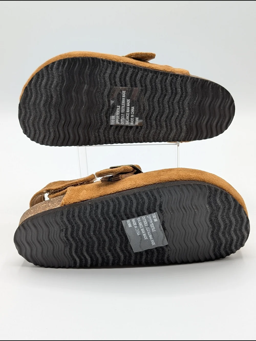 White Mountain Foodbed Shoes Little Kids 9 Suede Backstrap Clogs in Brown Benni